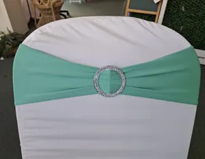 Chair Band Lycra Cyan