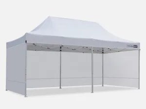 Gazebo Easy Up with 3x sides - 6M x 3M (Instructions & pegs Included ) (sandbags extra cost) (needs 4 people for set up)