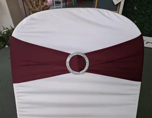 Chair Band Lycra Burgundy