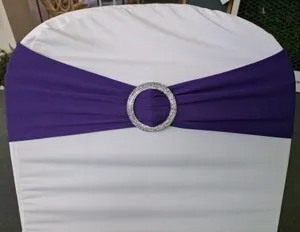 Chair Band Lycra Purple