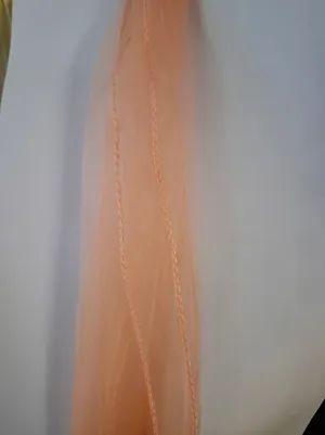 Peach Organza Sash