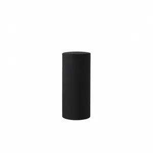 Extra Large Metallic Pedestal with Black Cover 