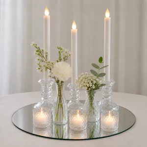 Deluxe Soft Glow Bud & Taper Centerpiece