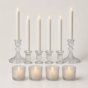 Glass Taper Glow Set
