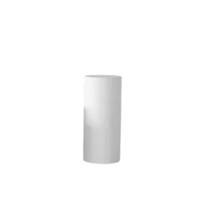 Extra Large White Metallic Pedestal