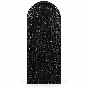 7FT Black Sequin Arch Cover 