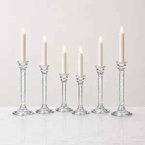 Set of Acrylic Taper Candle Holders (Choose Quantity)