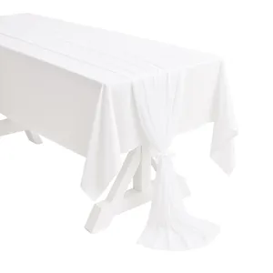 White Chiffon Table Runner
