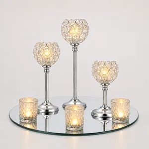 Silver Crystal Glow Centerpiece