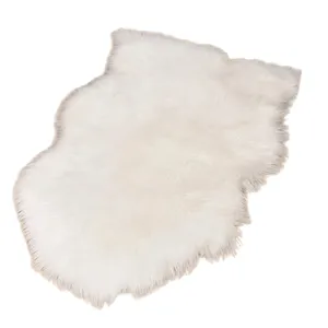 Small Fluffy White  Table Topper