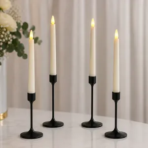 Set of Black Taper Candle Holders (Choose Quantity)