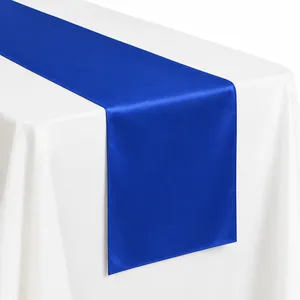 Royal Blue Satin Table Runner