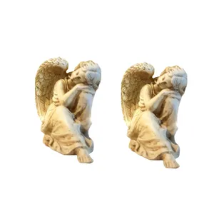 Pair of Resting Angel Table Centerpieces