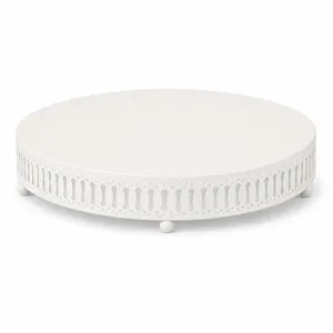 12 Inch White Cake Stand