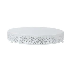 16 Inch White Cake Stand