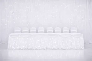 LED Starlit Set Wedding Head Table for 8 People