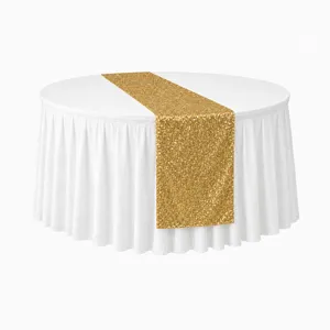 Gold Sequin Table  Runner