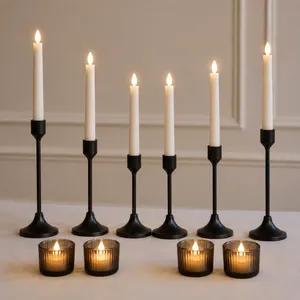 Black Taper Glow Set