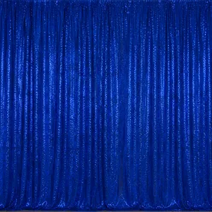 2.4M Royal Blue Sequin Backdrop 