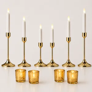  Gold Taper Glow Cake Table Set