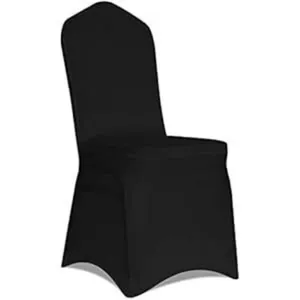 Black  Stretch Chair Cover 