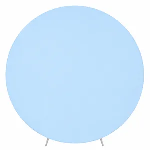 7ft Round Frame with Light Blue Cover