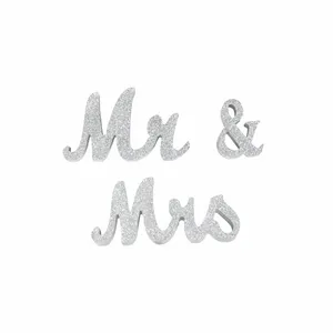 Silver Mr & Mrs