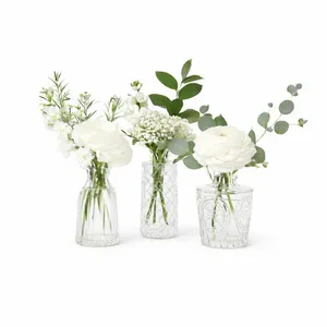 Soft Meadow Glass Bud Vases