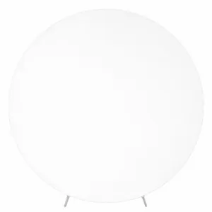 7ft Round Frame with White Cover