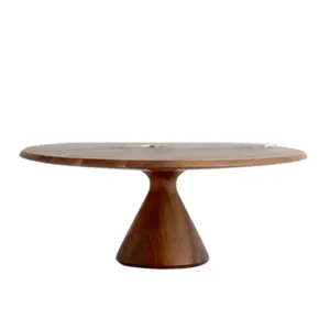 12 Inch Acacia Wood Cake Stand 