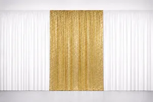 6M Gold & White Glam Draping