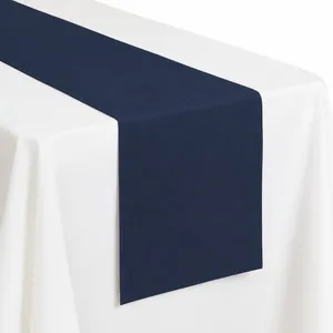 Navy Cotton Table runner