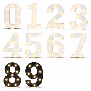 LED Tabletop Number/s (Choose Colour)