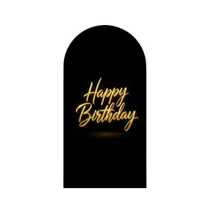 6FT Black & Gold Arch Cover
