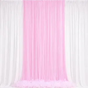3M White & Pink Backdrop 