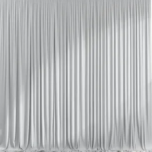 3m Grey Pleated Flowing Draping 