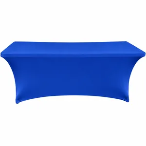 Royal Blue Stretch Table Cover (Choose Size)