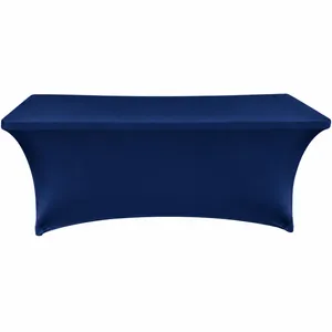Navy Stretch Table Cover (Choose Size)