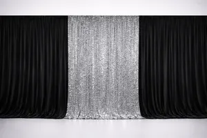 6m Monochrome Glam Draping