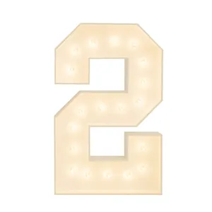 Chiffres lumineux Marquee – 4 pieds