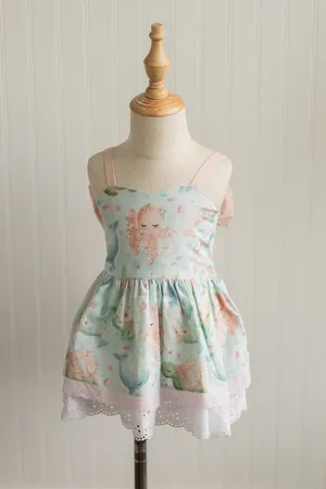 She Wears Flowers Sea Animal Tunic Set
