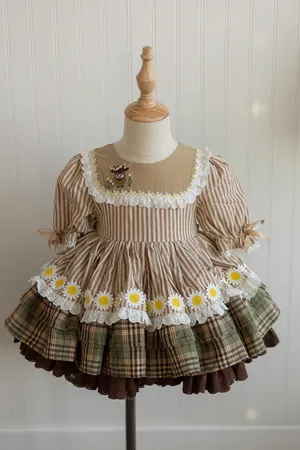 Two Roosters Highland Cow Dress