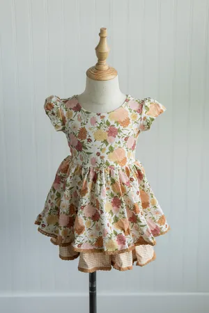 Girl August Autumn Floral Lucy Dress