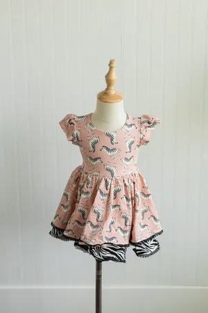 Girl August Zebra Lucy Dress
