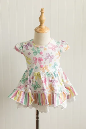 Always in Bloom Bow Tunic Set