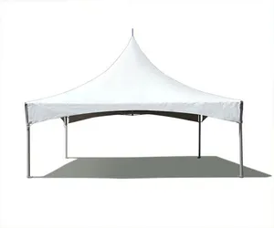 20x20 High Peak Frame Tent Rental — White | Weddings & Events | Treasure Coast FL