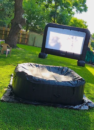 Outdoor Movie Night Screen