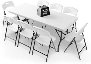 6FT Table and 8 Chairs