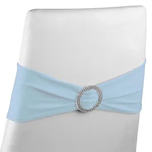 Baby blue chair sashes