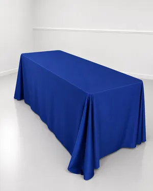 Navy blue rectangular tablecloth 